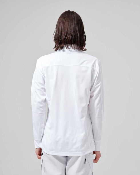 81305 ESワークニットロングポロシャツ